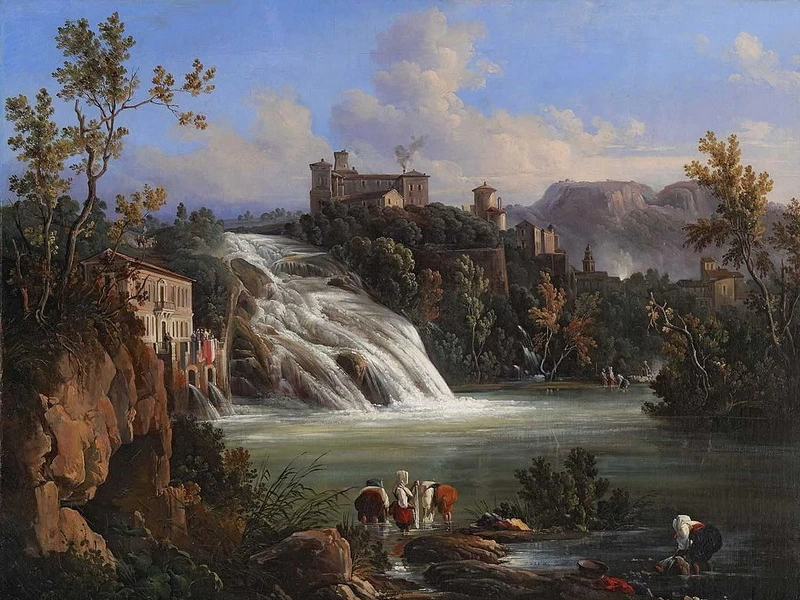 1795-Raffaele Carelli - Isola del Liri - Cascata del Valcatoio